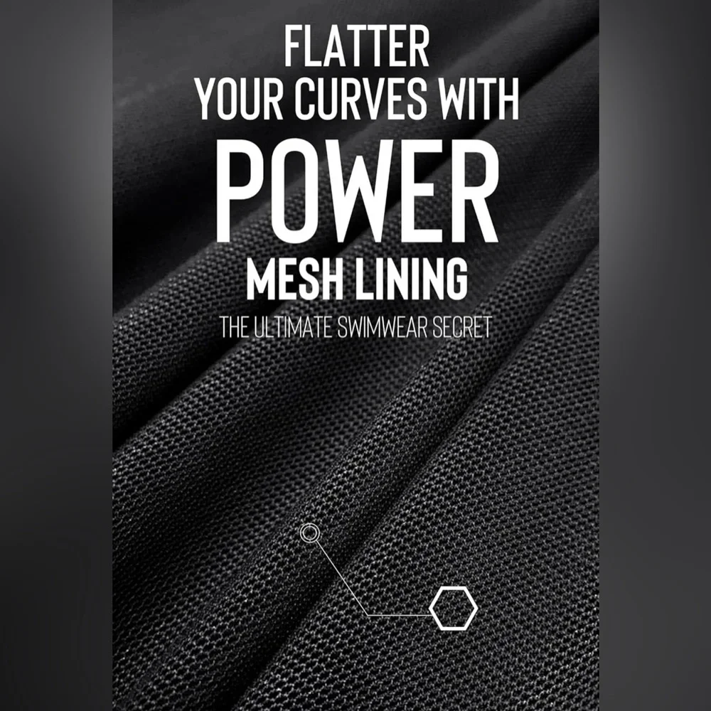 CUPSHE One Piece Swimsuit Tummy Control Bathing Suit Zipper Front Adjustable - Picture 7 of 7